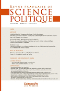 Revue française de science politique 69-3, juin 2019